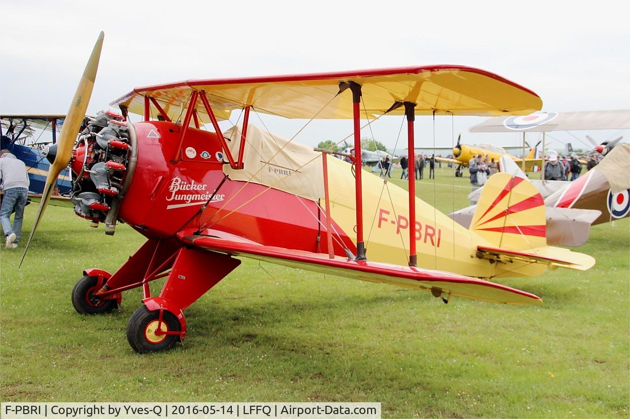 F-PBRI, 1937 Bucker Bu-133D-1 Jungmeister C/N 2008, Bucker Bu-133D-1 Jungmeister, Static display, La Ferté-Alais airfield (LFFQ) Airshow 2016
