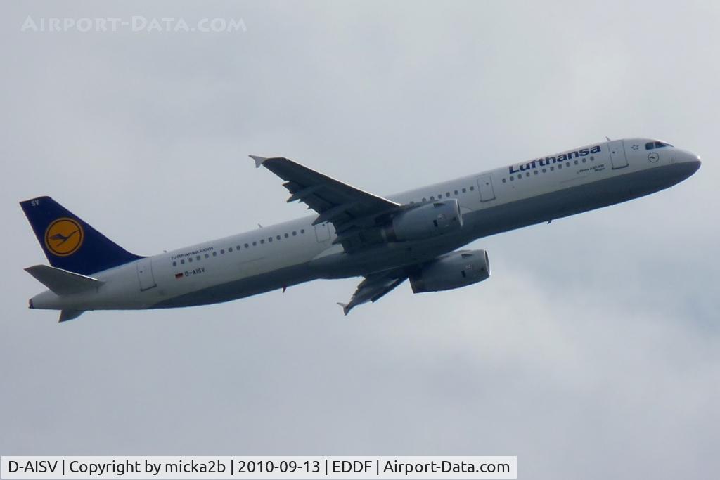 D-AISV, 2009 Airbus A321-231 C/N 4050, Take off