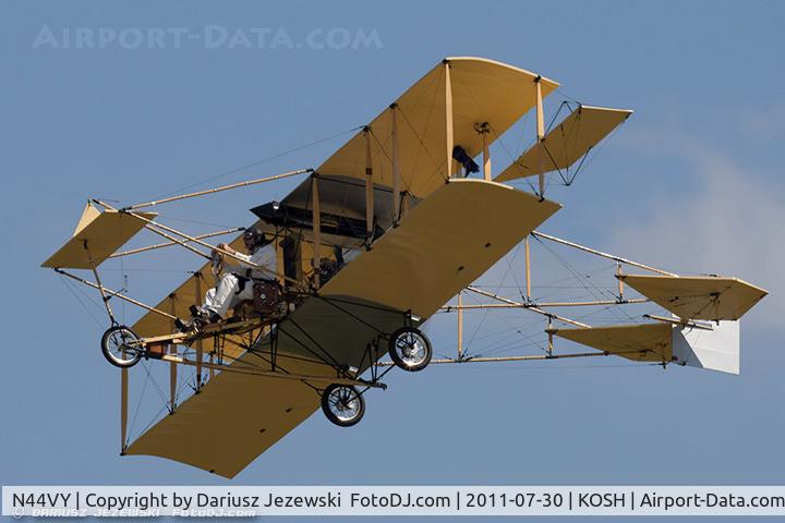 N44VY, Curtiss D Pusher Replica C/N 01BC, Ely-Curtiss CN 01BC, NX44VY