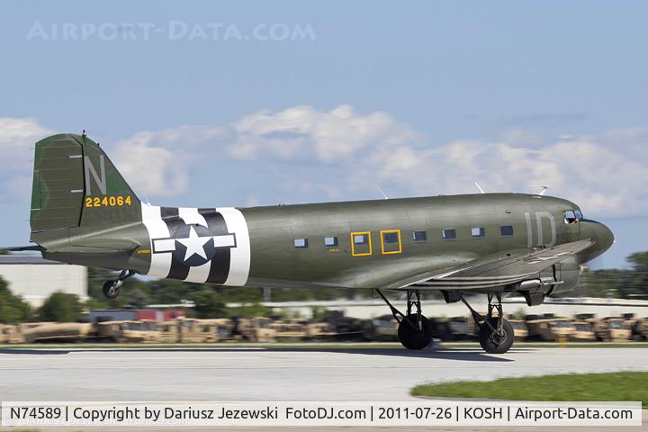 N74589, 1943 Douglas DC3C-S1C3G (C-47A) C/N 9926, Douglas DC-3C-S1C3G CN 9926, N74589