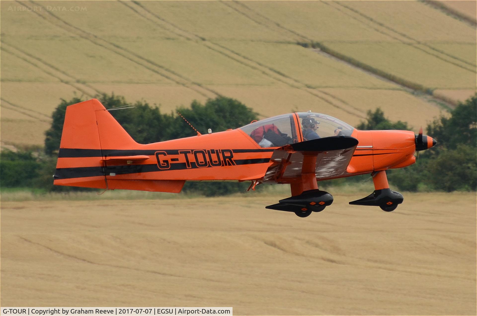 G-TOUR, 1979 Robin R-2112 Alpha C/N 187, Landing at Duxford.