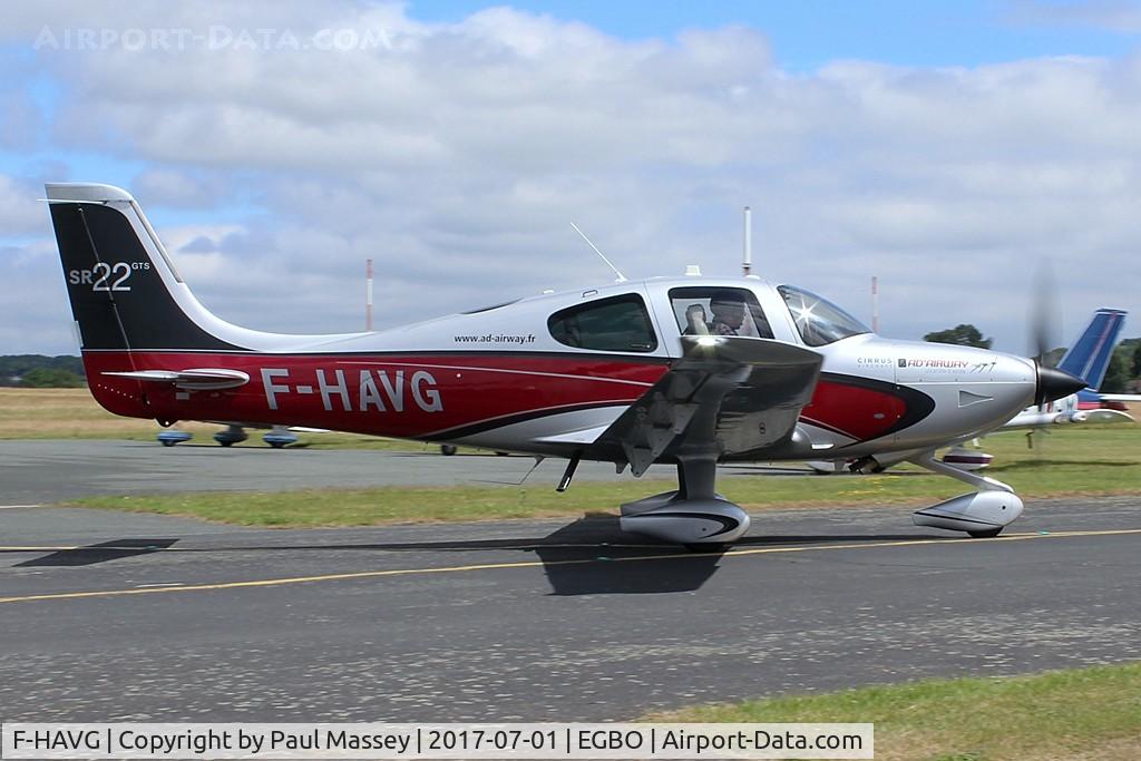 F-HAVG, Cirrus SR22 GTS C/N 3839, Ex:-N108FR