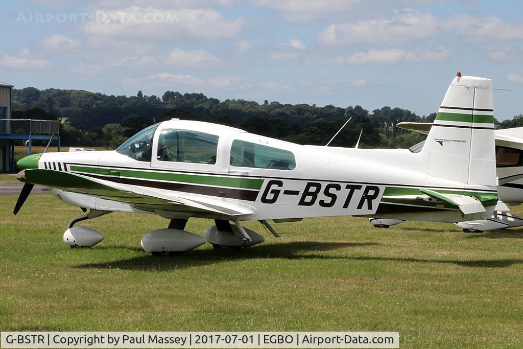 G-BSTR, 1974 Grumman American AA-5 Traveler C/N AA5-0688, Visiting aircraft>Ex:-OO-ALR,OO-HAN.