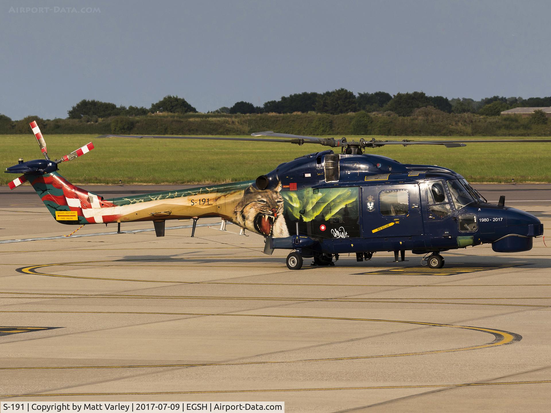 S-191, 1980 Westland Super Lynx Mk.90B C/N 409, Sat on the SaxonAir ramp @ NWI....