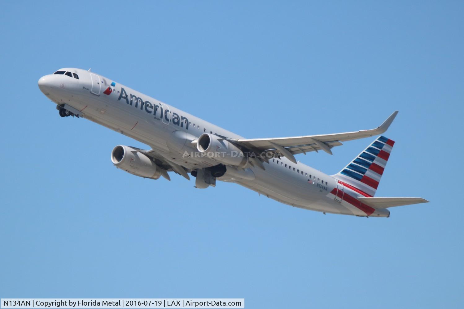 N134AN, 2015 Airbus A321-231 C/N 6495, American