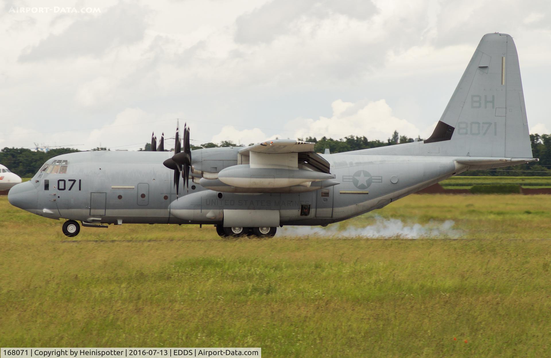 168071, Lockheed KC-130J Hercules C/N 382-5676, 168071 at Stuttgart Airport.