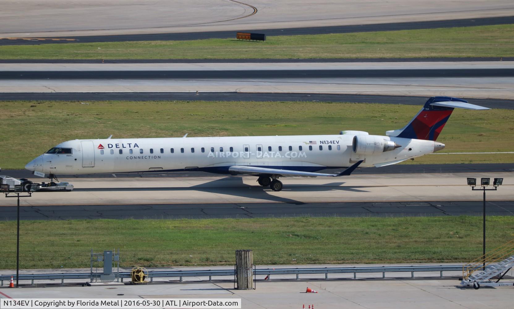 N134EV, 2009 Bombardier CRJ-900ER (CL-600-2D24) C/N 15223, Delta Connection