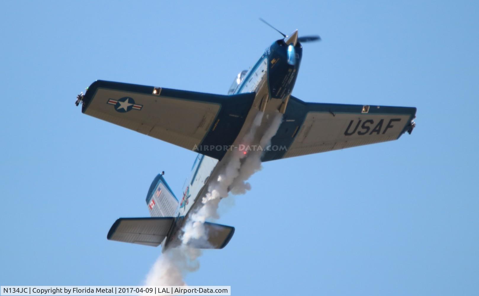 N134JC, 1955 Beech T-34-A (A45) Mentor C/N G-812, Julie Clark