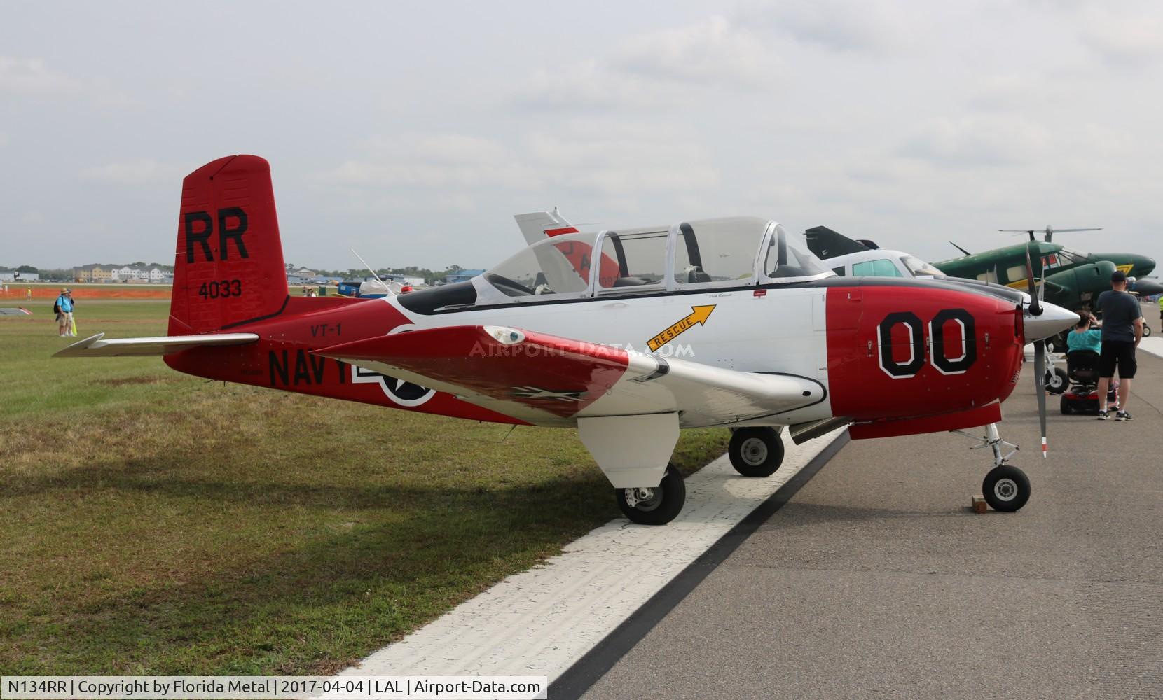 N134RR, 1957 Beech D-45 (T-34B) Mentor C/N BG-340, T-34B