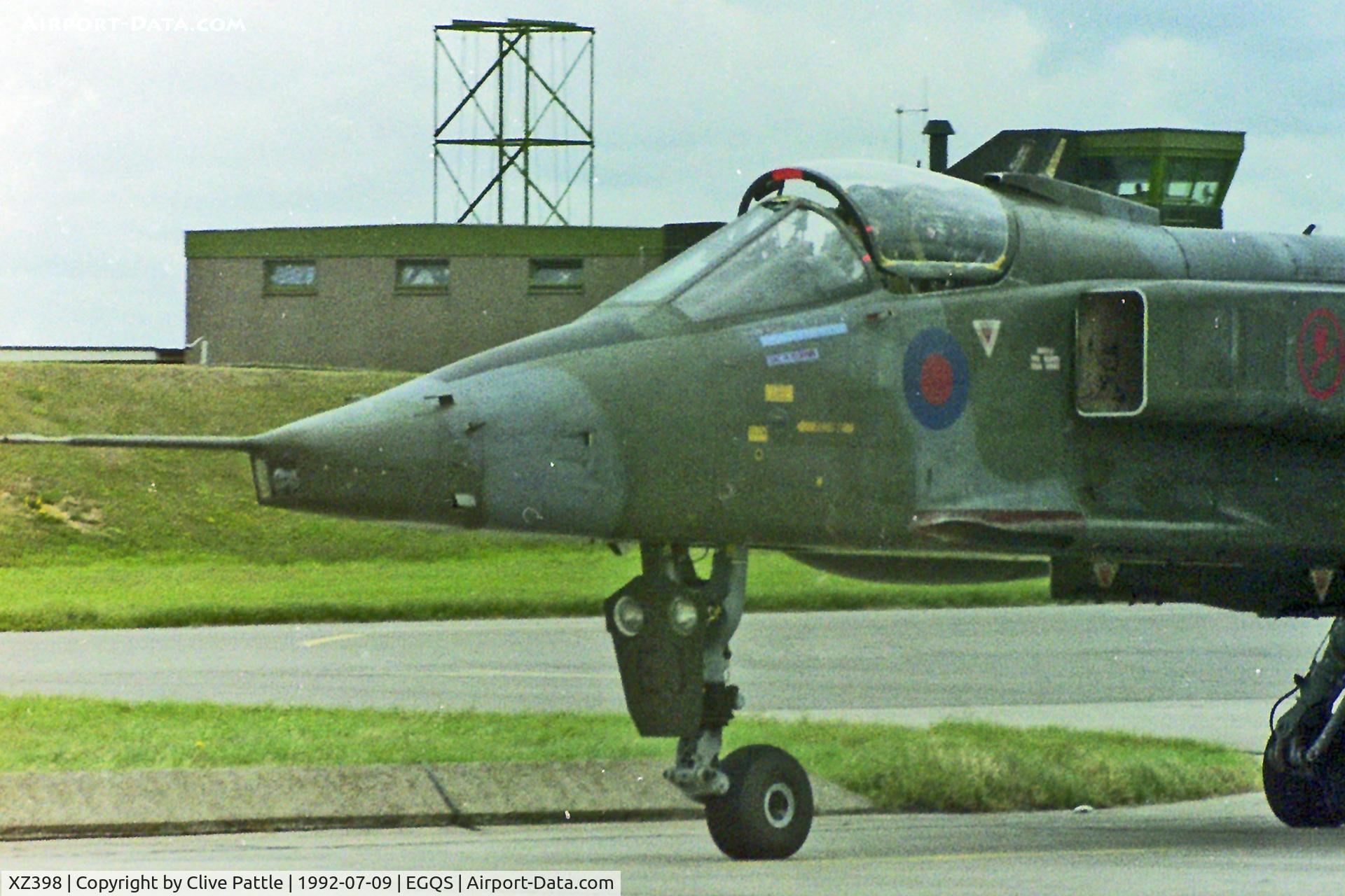 XZ398, 1977 Sepecat Jaguar GR.1A C/N S163, In action at RAF Lossiemouth