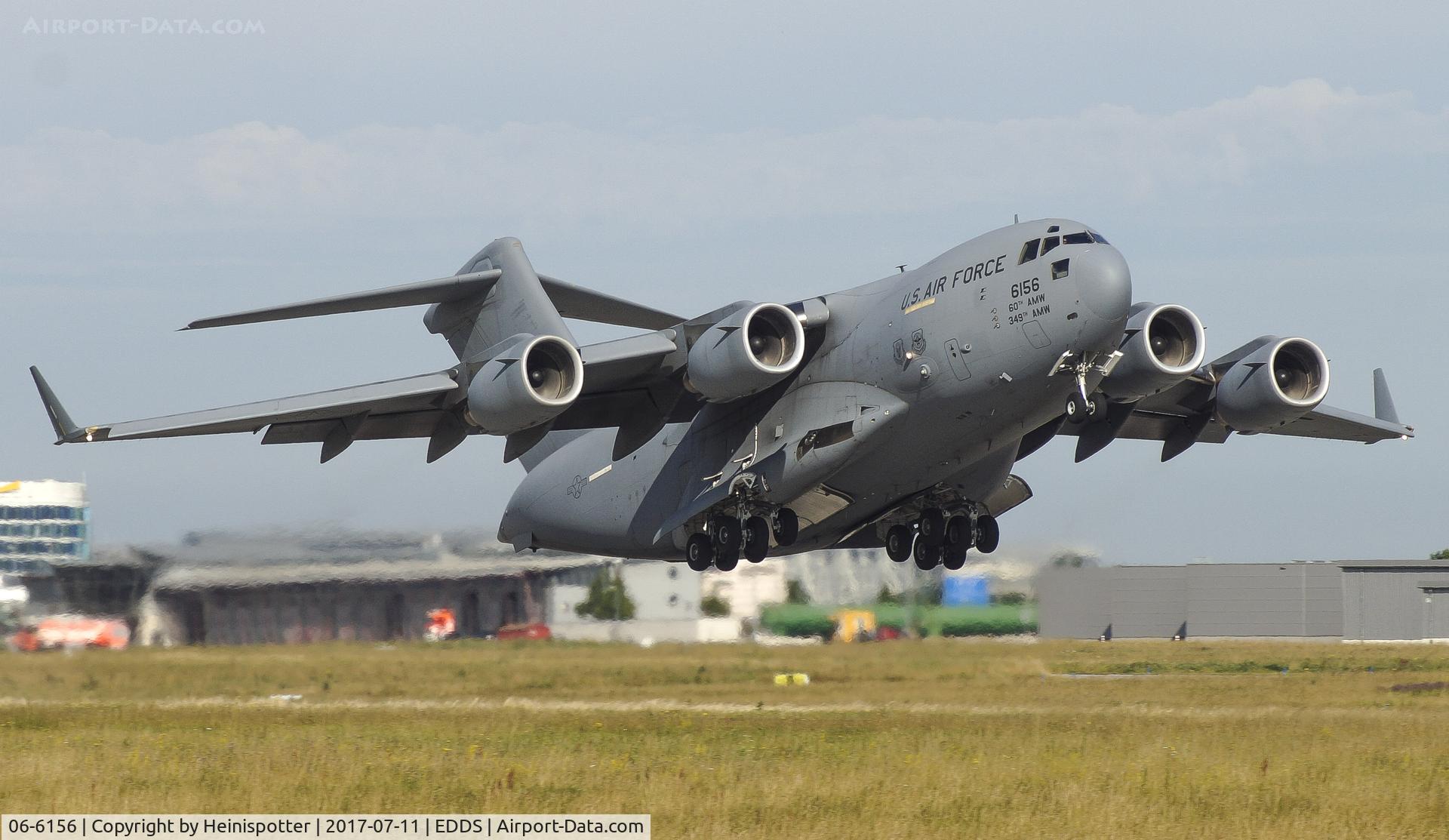 06-6156, 2006 Boeing C-17A Globemaster III C/N F-163/P-156, 06-6156 at Stuttgart Airport.