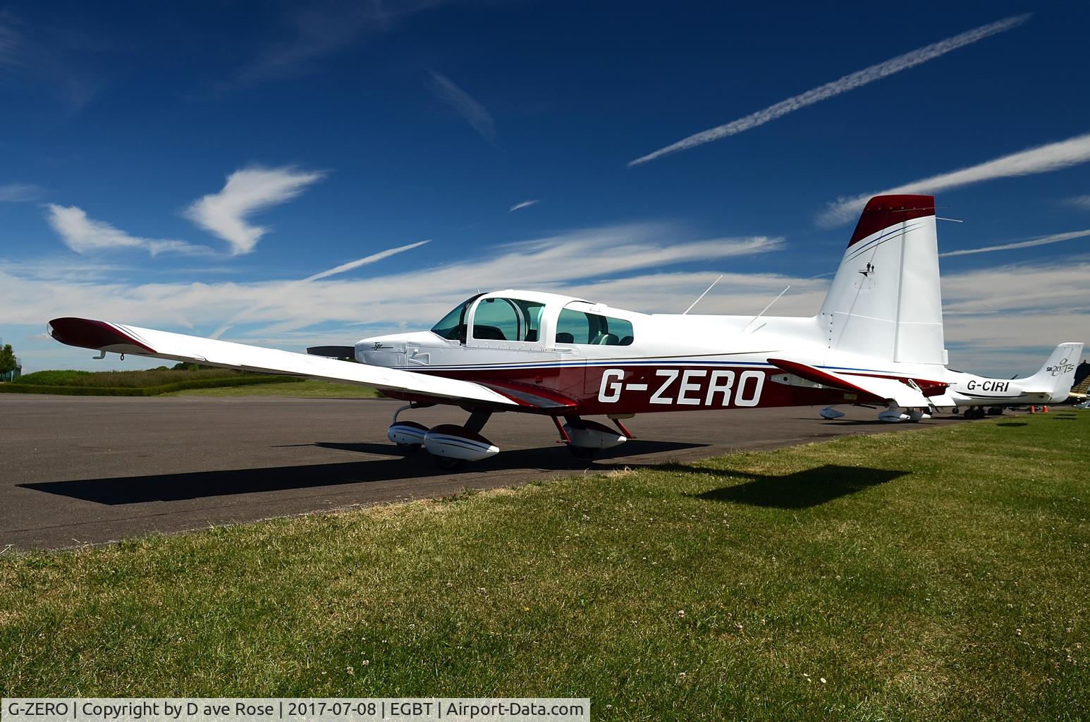 G-ZERO, 1975 Grumman American AA-5B Tiger C/N AA5B-0051, G-ZERO new paint scheme 7-6-17