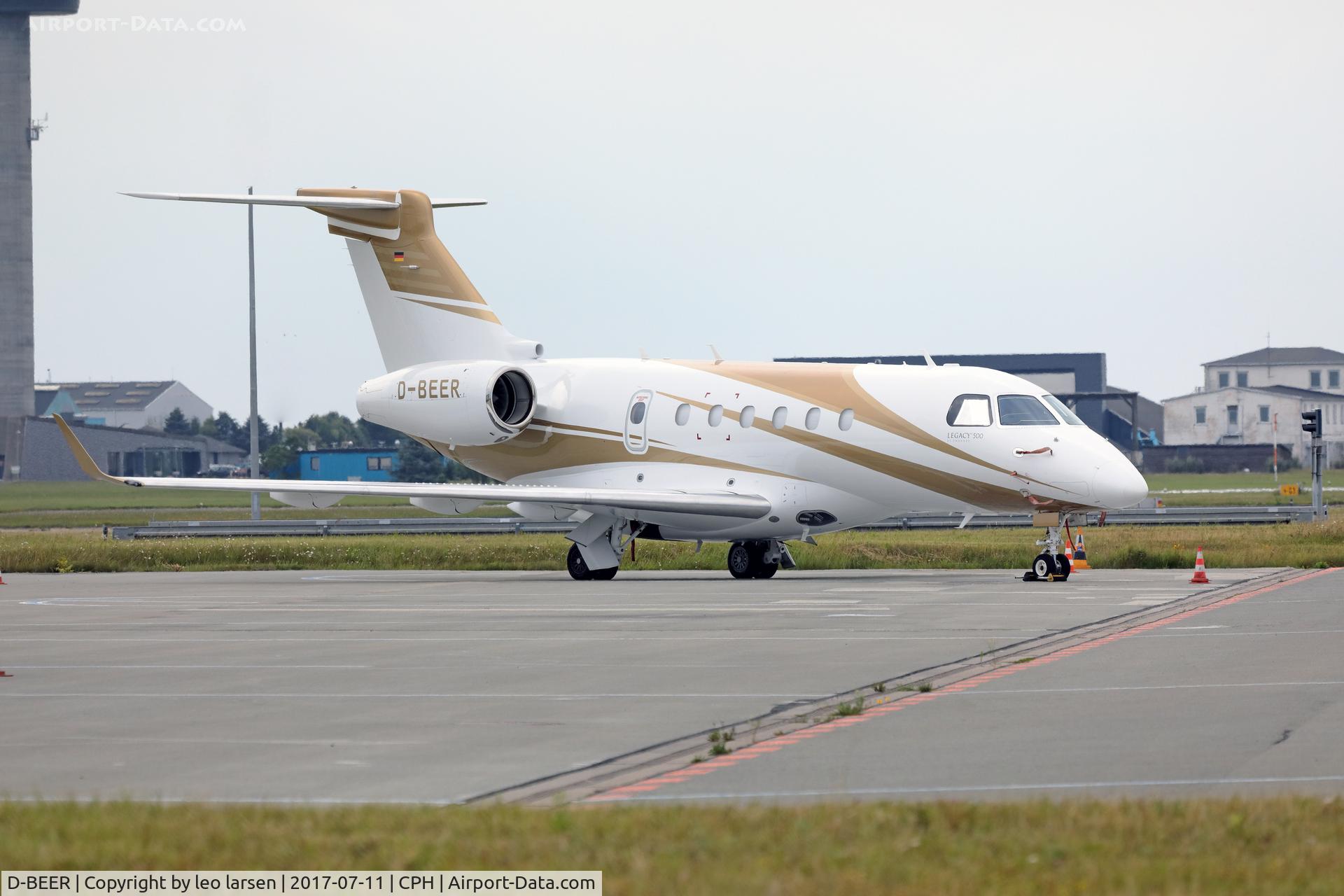 D-BEER, 2015 Embraer EMB-550 Legacy 500 C/N 55000031, Copenhagen 11.7.2017