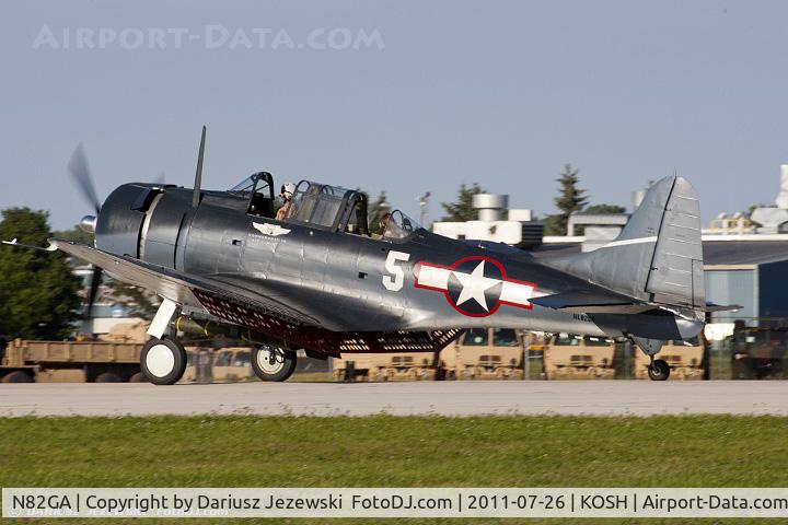 N82GA, Douglas SBD-5 Dauntless C/N 54532, Douglas SBD-5 Dauntless CN 54532, NL82GA