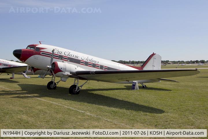 N1944H, 1945 Douglas DC-3C (C-47B-50-DK) C/N 34378, Douglas DC-3C CN 34378, N1944H