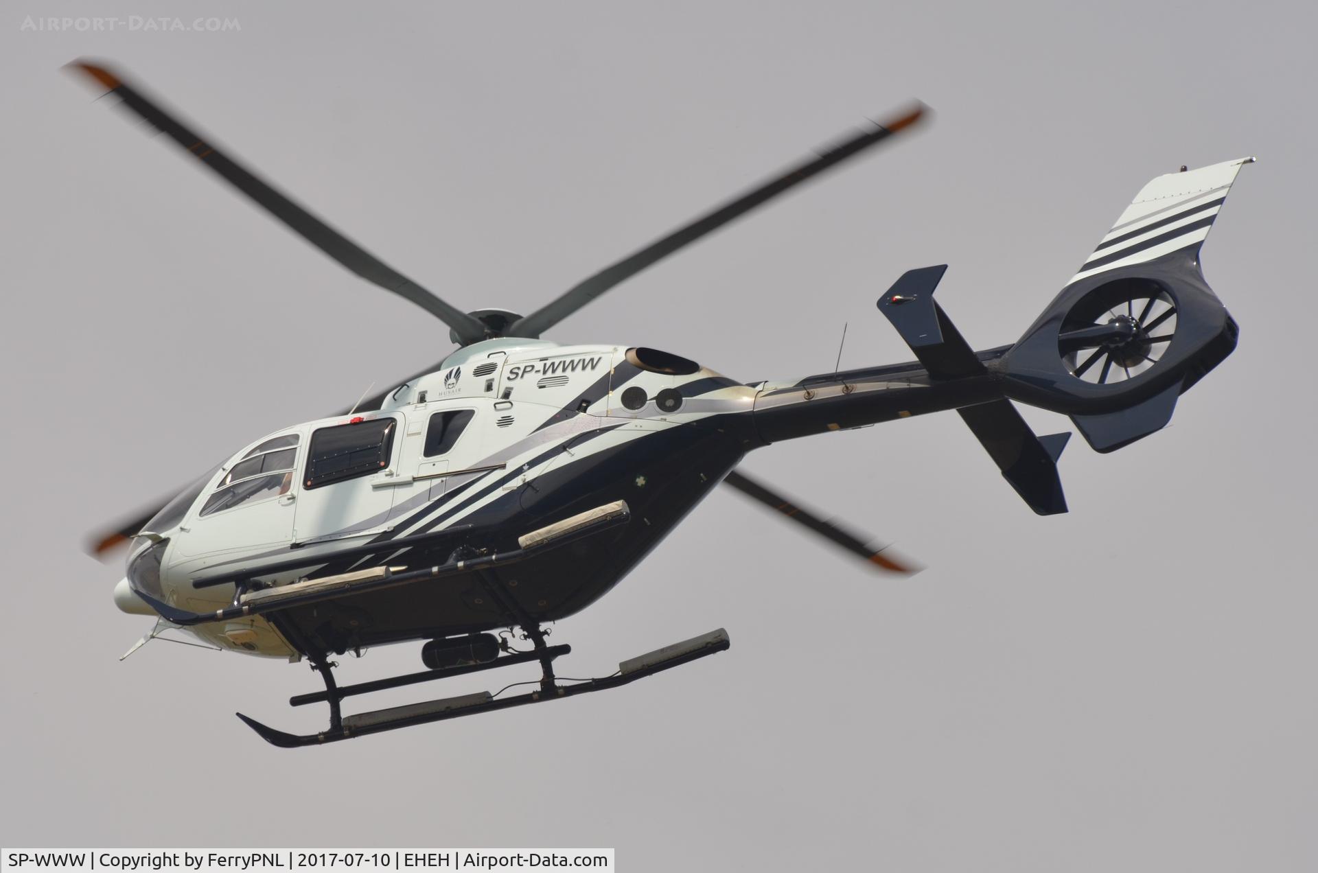 SP-WWW, Eurocopter EC-135P-2+ C/N 0684, Polish EC135 about to land in EIN