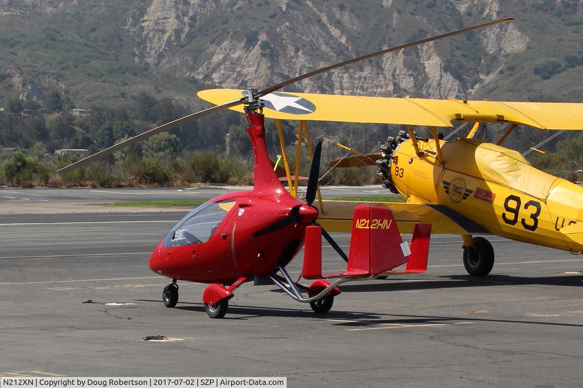 N212XN, 2015 AutoGyro Calidus C/N C00368, 2015 Pollock Autogyro Gmbh CALIDUS, Rotax 914ULS 115 Hp pusher, two seats, EAB on SZP transient line