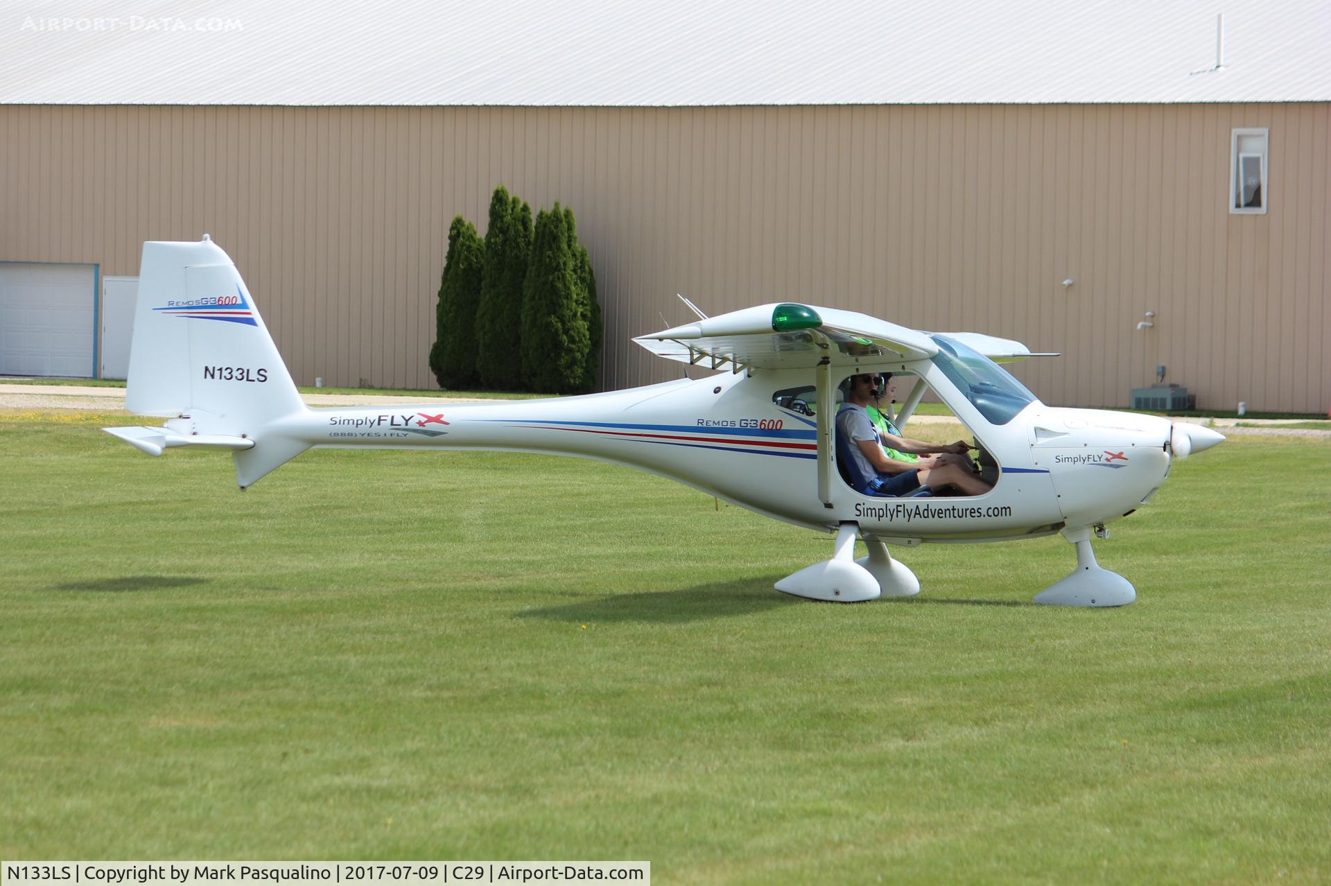 N133LS, 2007 Remos G-3/600 Mirage C/N 217, Remos G-3/600 Mirage