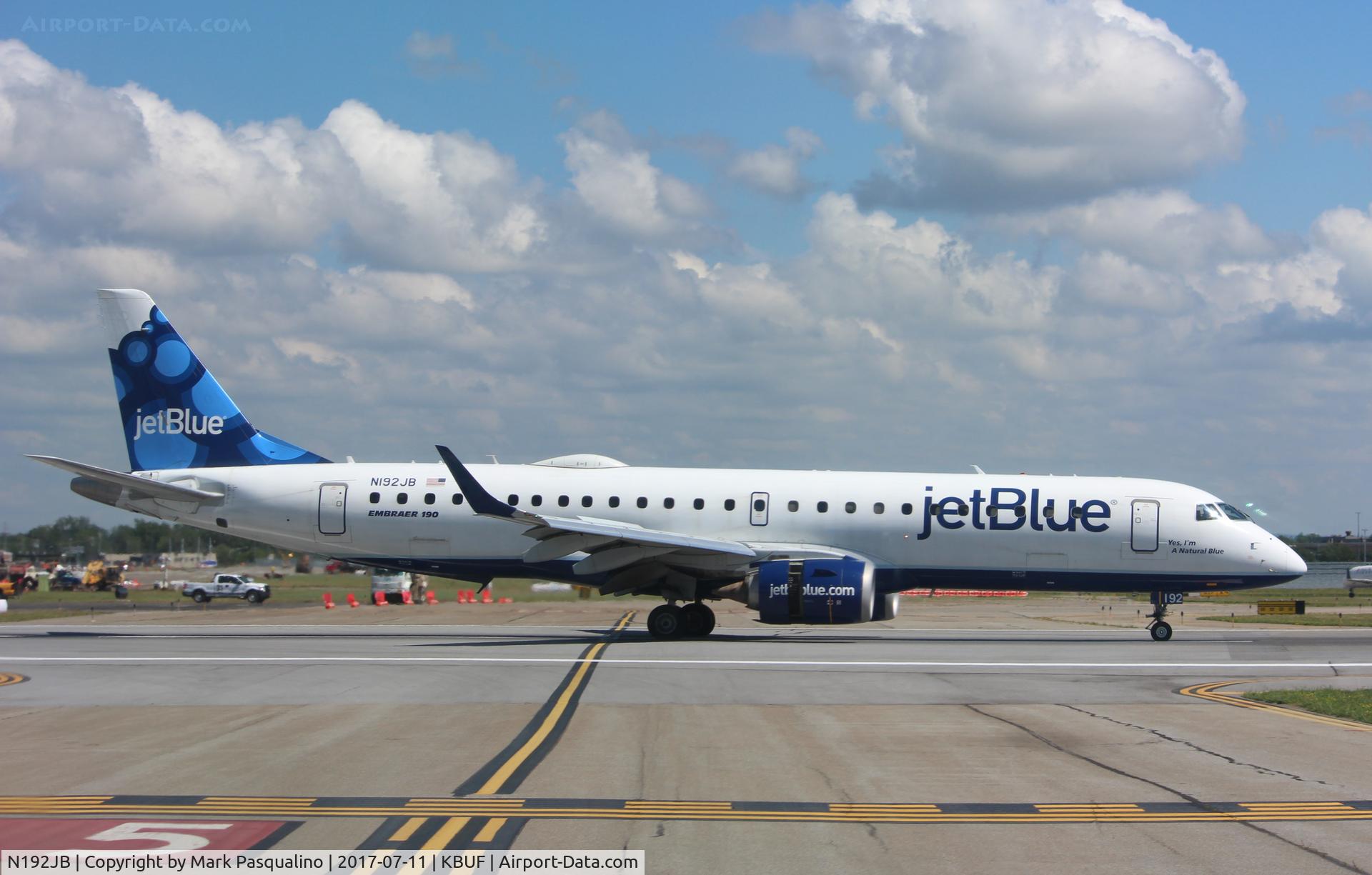 N192JB, 2005 Embraer 190AR (ERJ-190-100IGW) C/N 19000014, ERJ-190-100 IGW