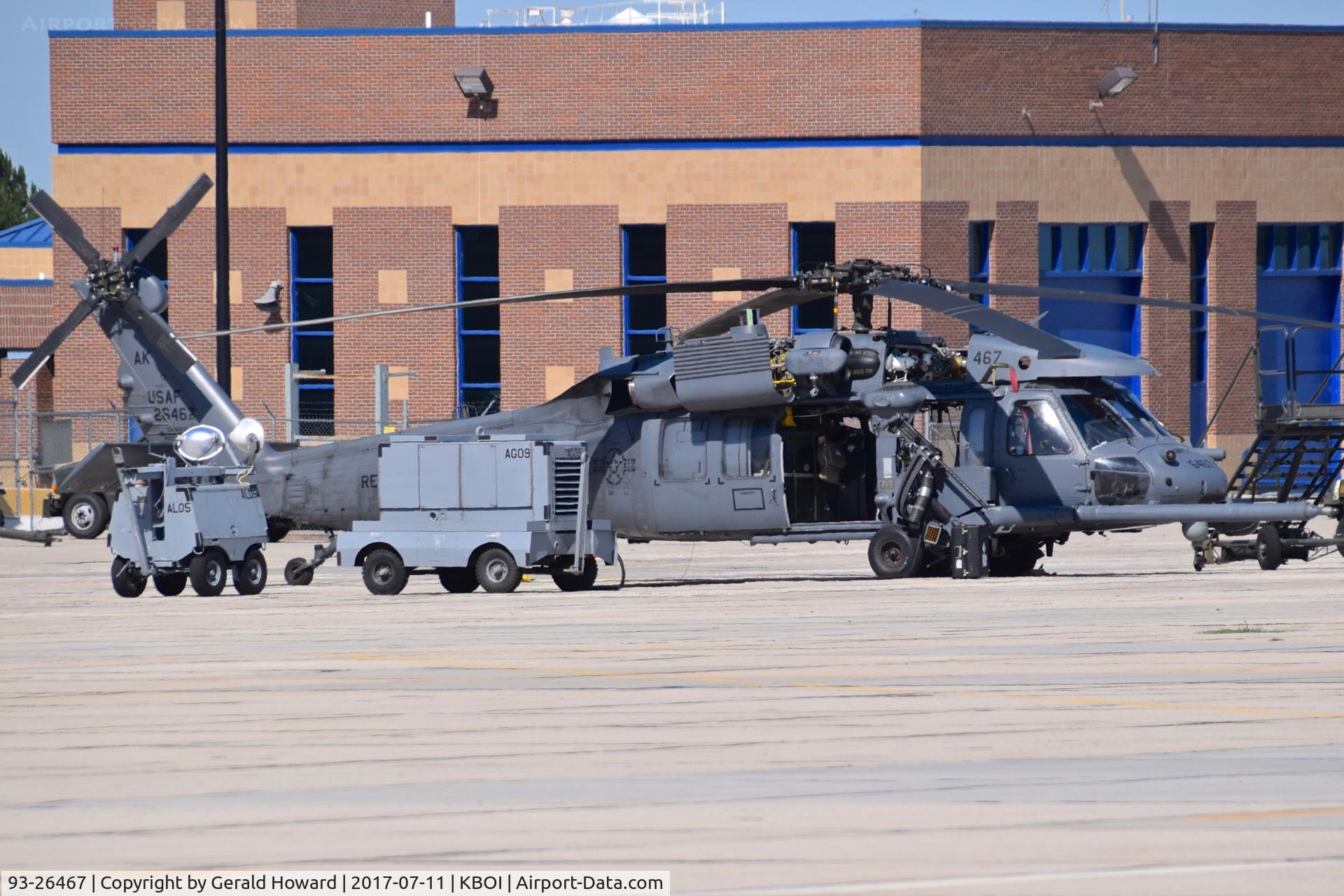 93-26467, 1993 Sikorsky MH-60L Pave Hawk C/N unknown, Parked on Idaho ANG ramp.  210th RQS, Alaska ANG.