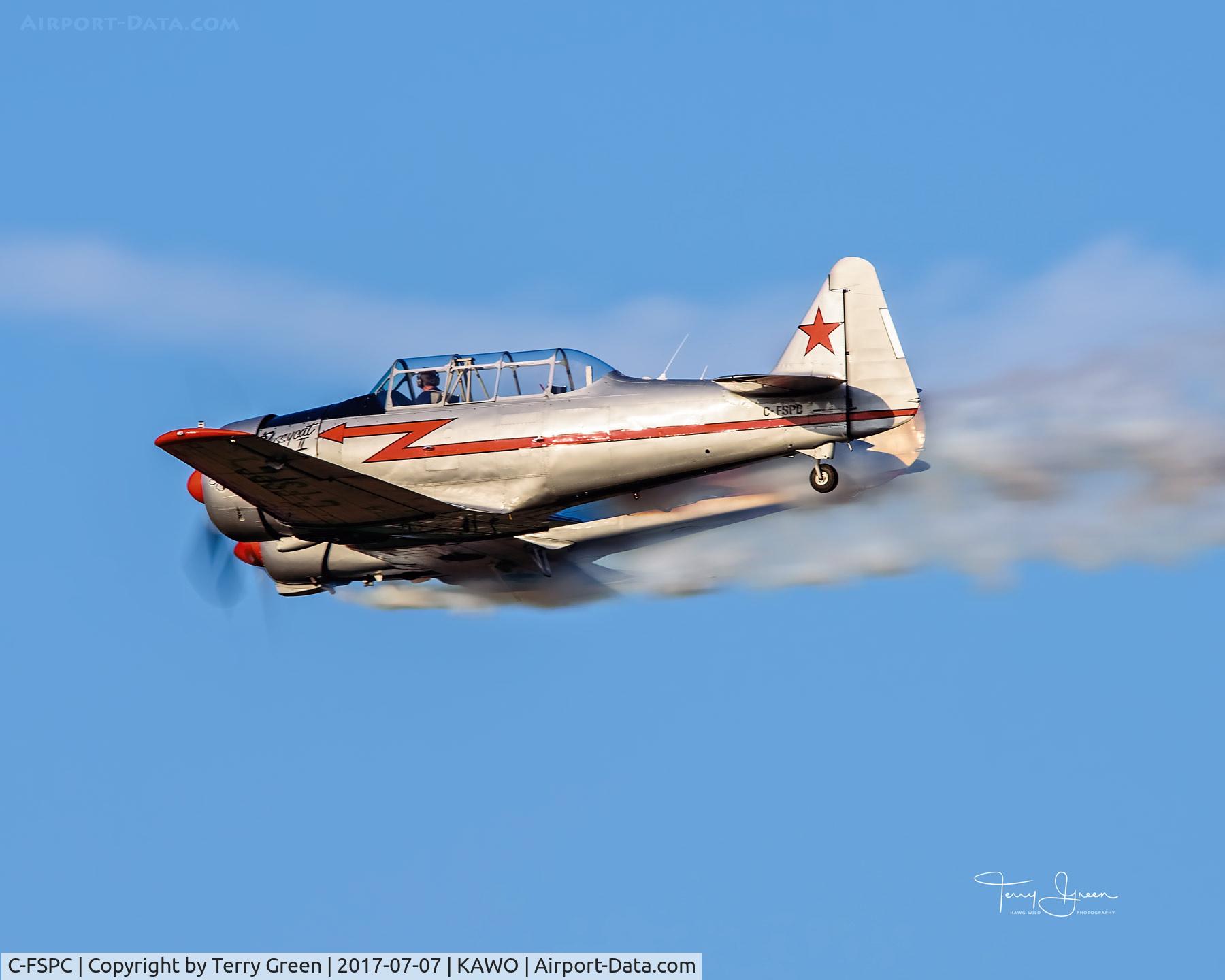 C-FSPC, 1952 Canadian Car & Foundry T-6 Harvard Mk.4 C/N CCF4-145, 2017 Arlington Fly-In