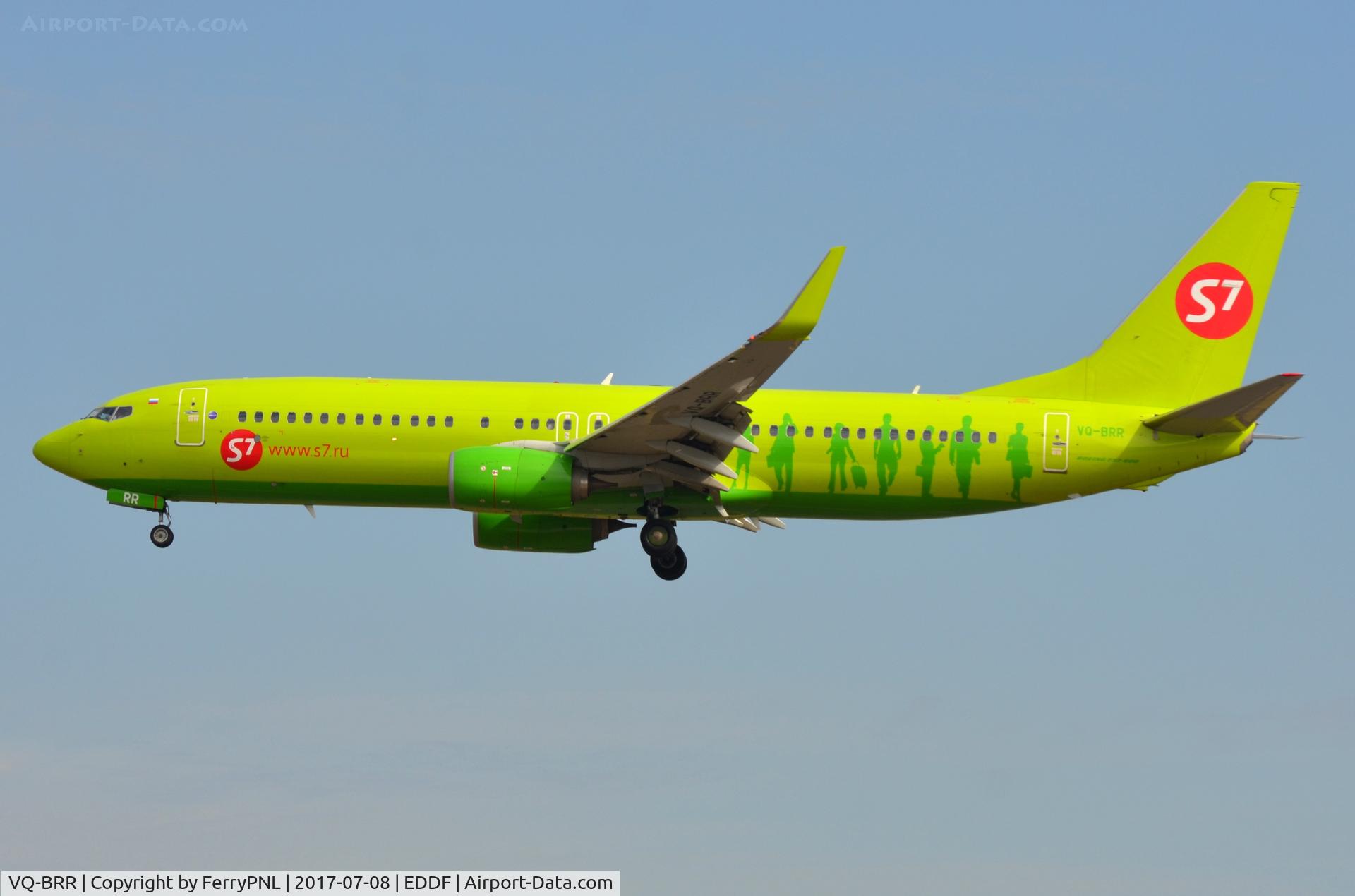 VQ-BRR, 2014 Boeing 737-8LP C/N 41836, Arrival of S7 B738.