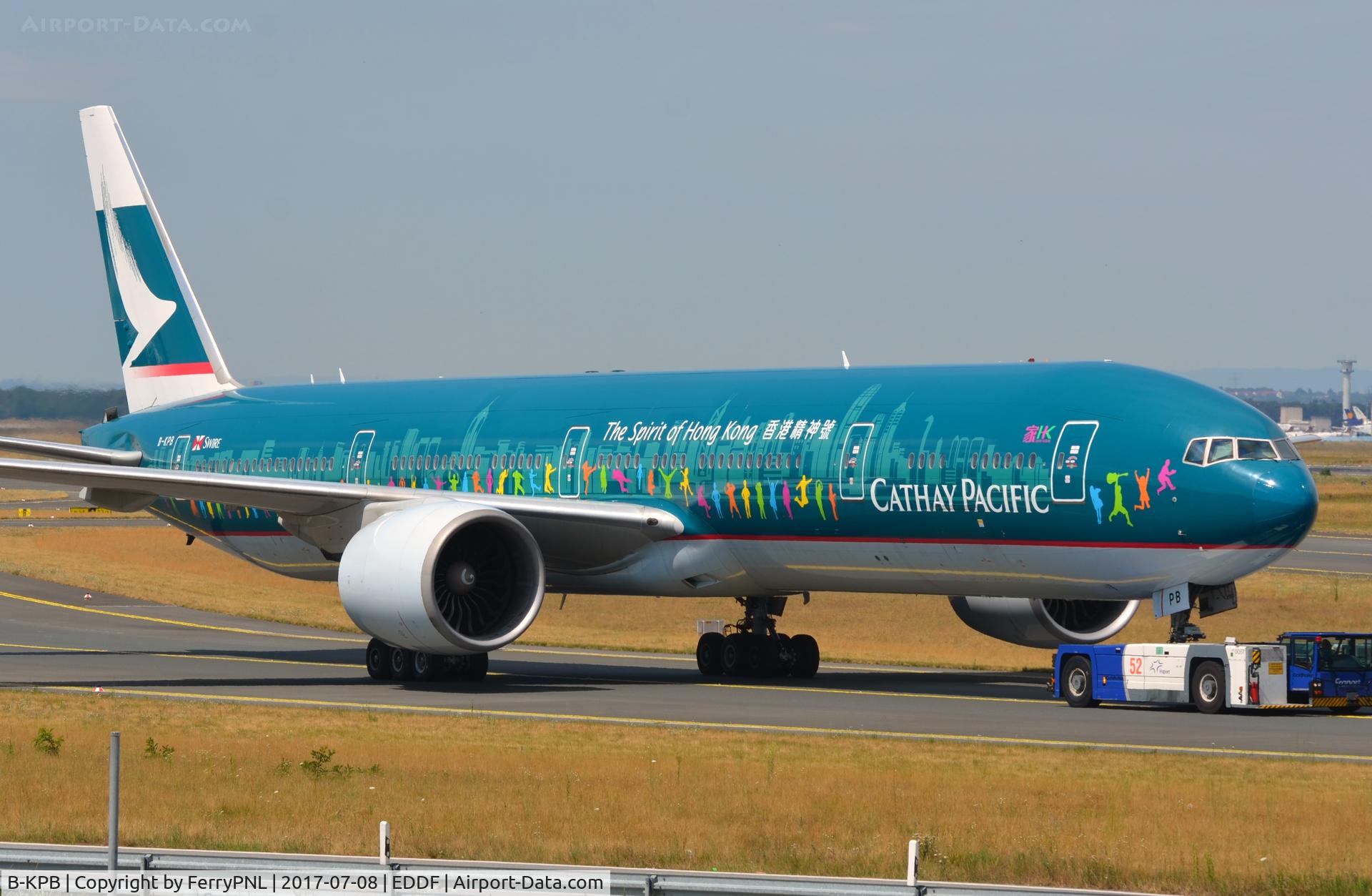 B-KPB, 2007 Boeing 777-367/ER C/N 35299, Cathay Pacific B773 in special livery