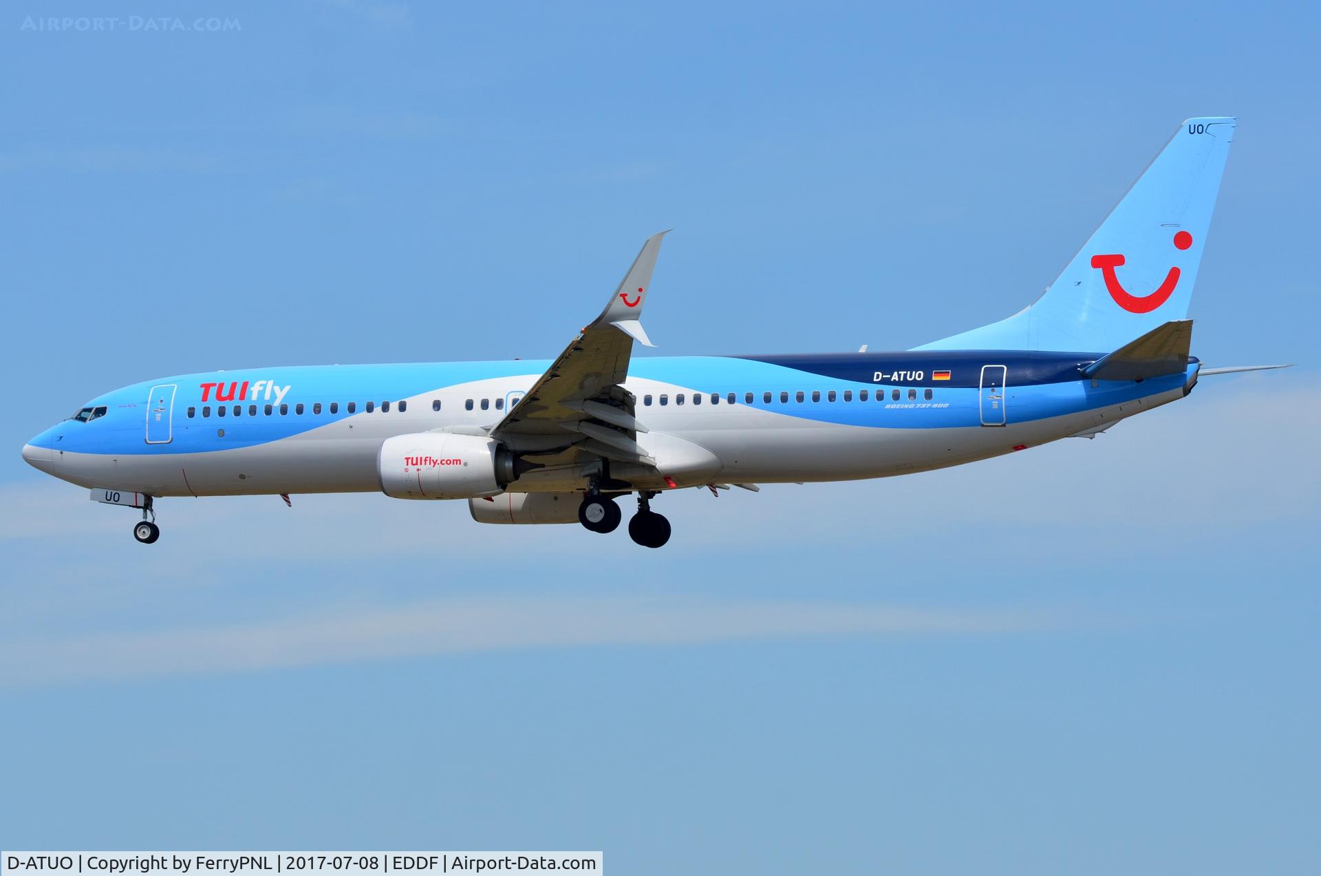 D-ATUO, 2015 Boeing 737-8K2 C/N 41661, TUI B738 landing
