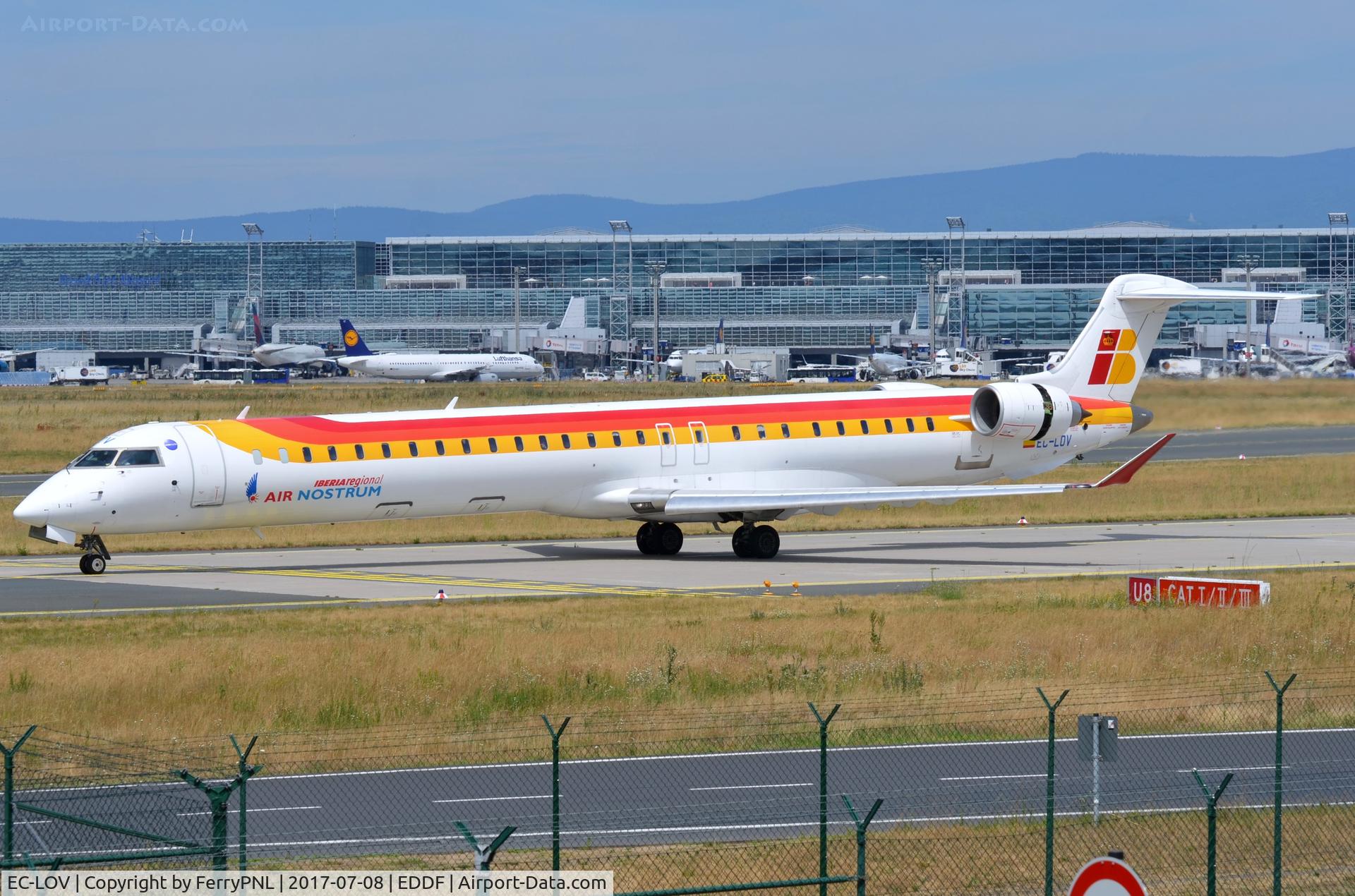 EC-LOV, 2011 Bombardier CRJ-1000ER NG (CL-600-2E25) C/N 19019, Iberia/Air Nostrum CL1000