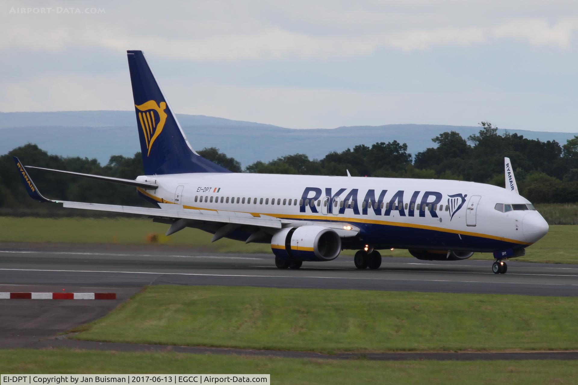 EI-DPT, 2007 Boeing 737-8AS C/N 35550, Ryanair