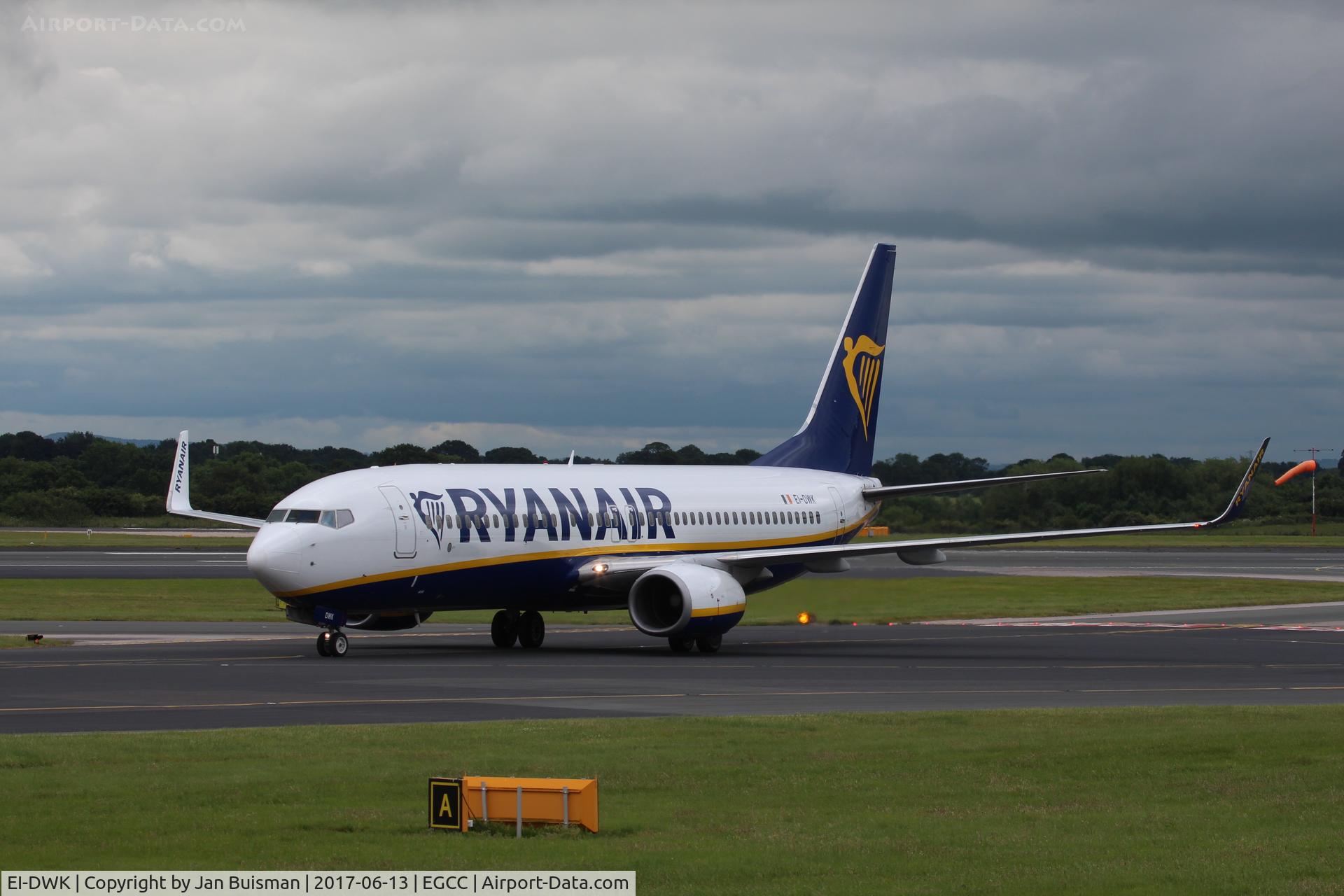 EI-DWK, 2007 Boeing 737-8AS C/N 36078, Ryanair