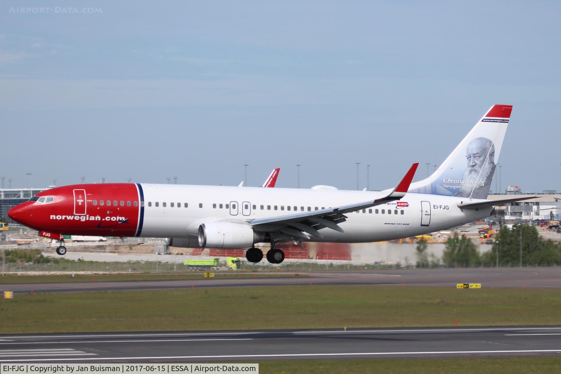 EI-FJG, 2010 Boeing 737-8JP C/N 37818, Norwegian