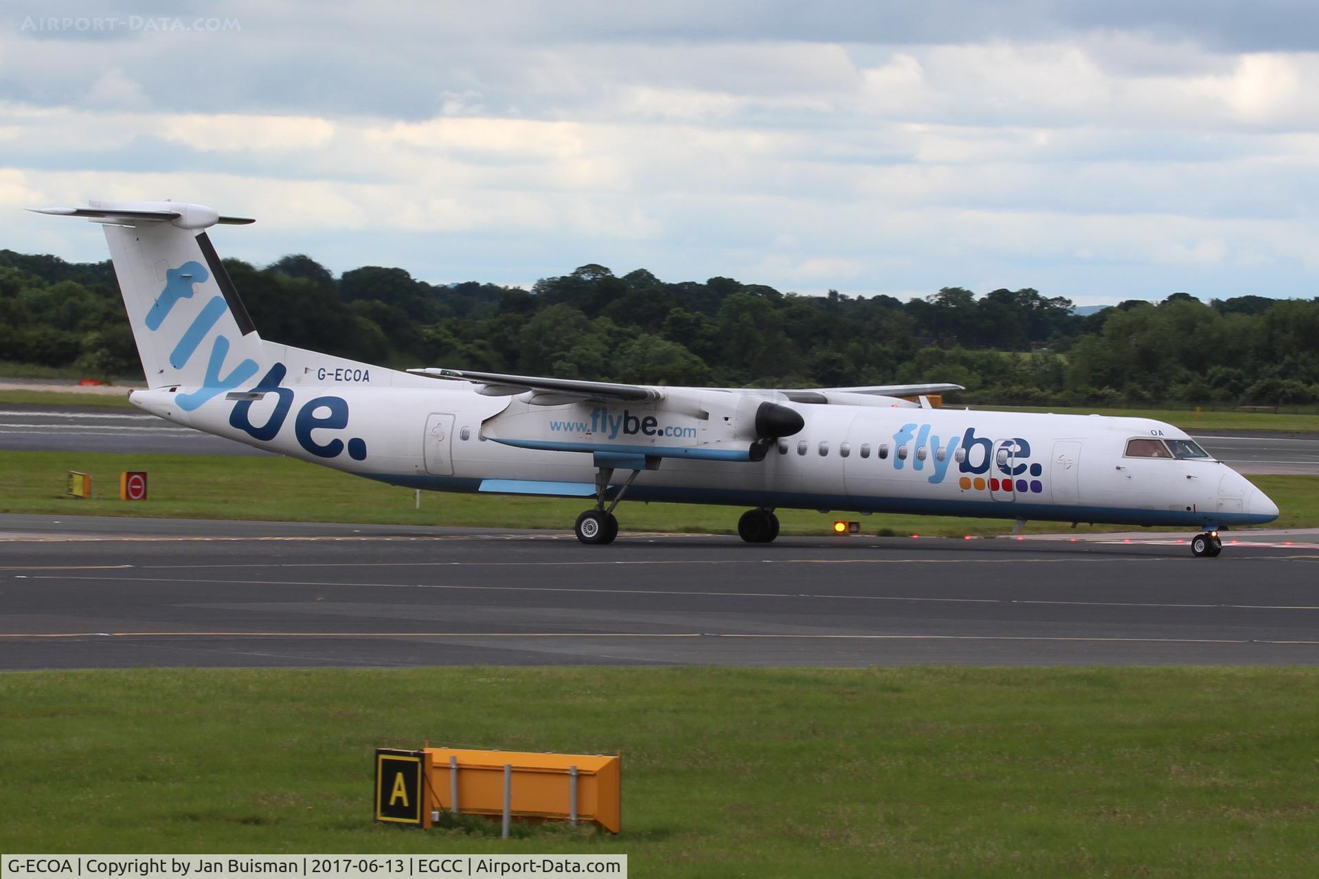 G-ECOA, 2007 De Havilland Canada DHC-8-402Q Dash 8 C/N 4180, Flybe