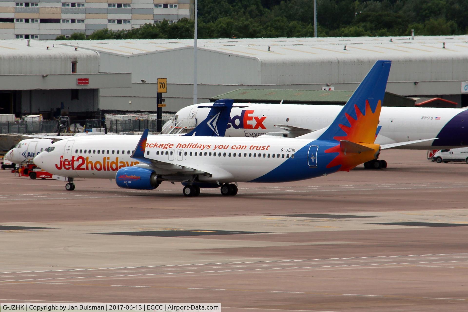 G-JZHK, 2016 Boeing 737-800 C/N 63145, Jet2holidays