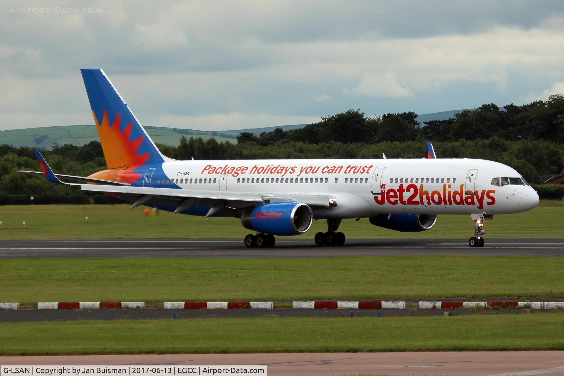 G-LSAN, 1994 Boeing 757-2K2 C/N 26635, Jet2holidays