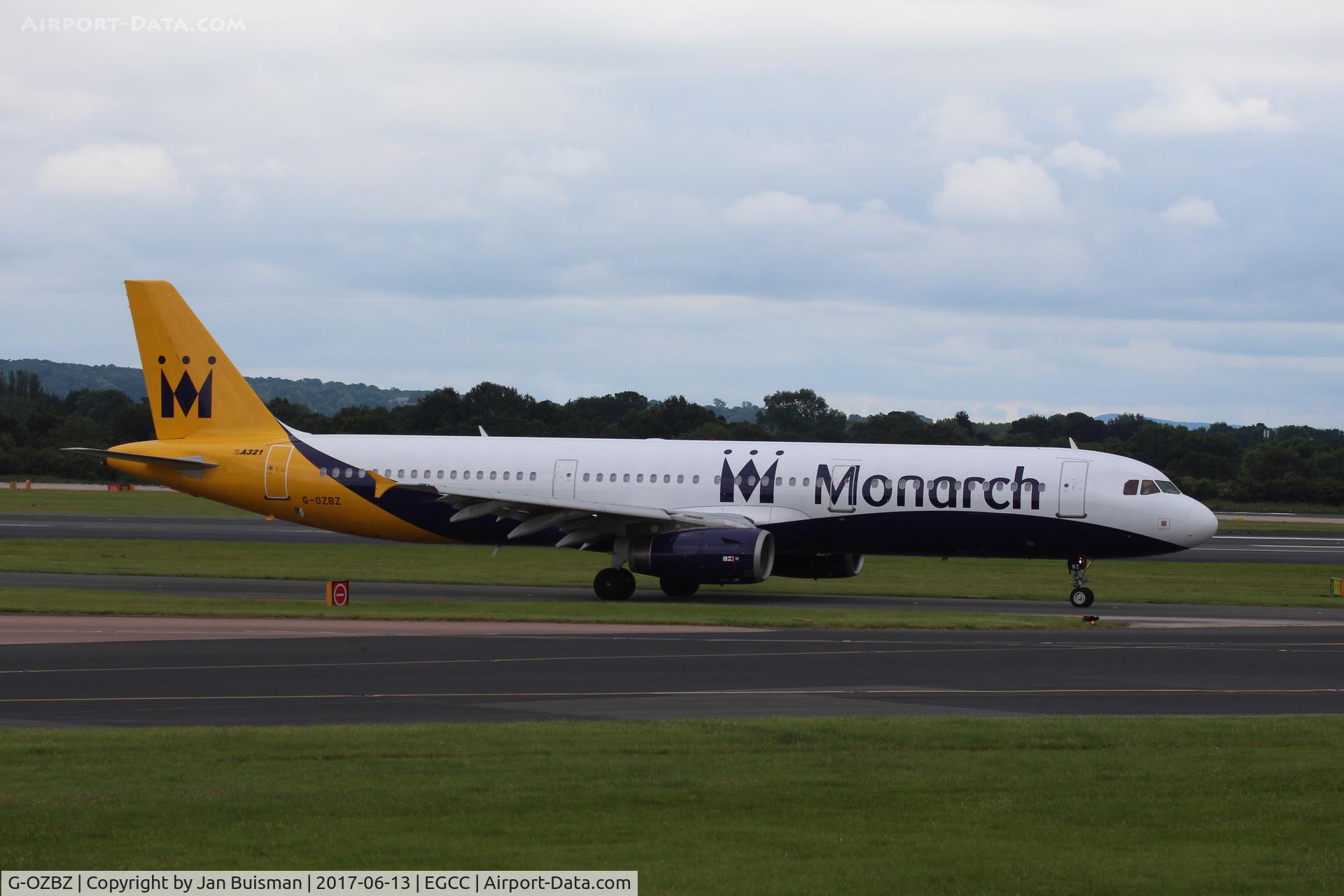 G-OZBZ, 2001 Airbus A321-231 C/N 1421, Monarch