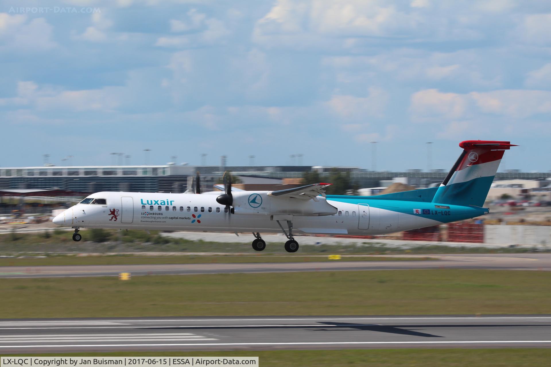 LX-LQC, 2015 De Havilland Canada DHC-8-400Q Dash 8 C/N 4513, Luxair