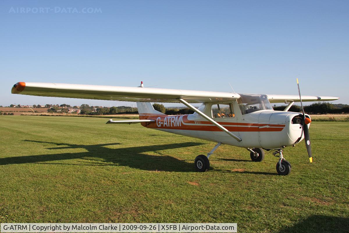 G-ATRM, 1966 Reims Cessna F150F C/N 0053, Cessna F150F at Fishburn Airfield UK.