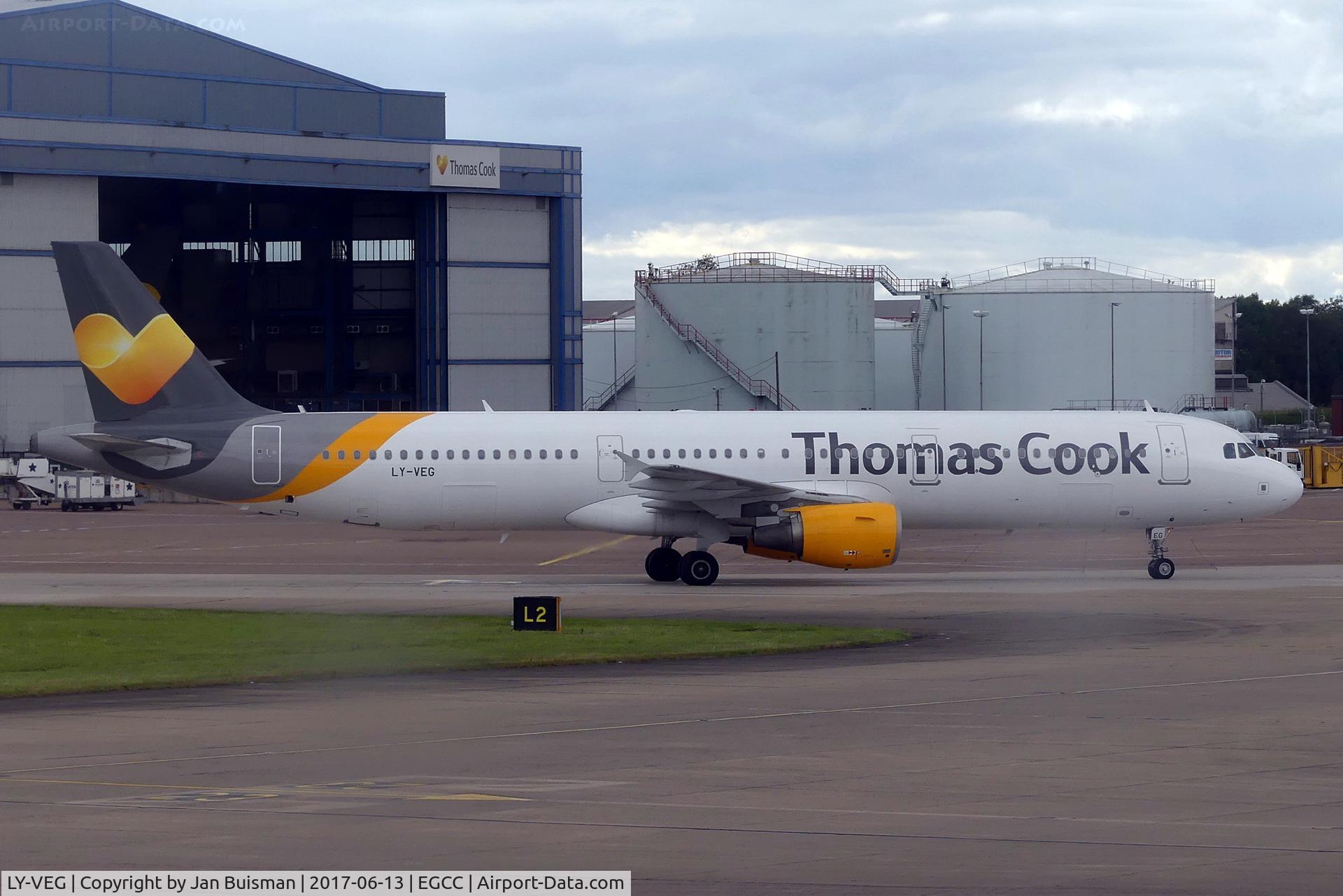 LY-VEG, 2003 Airbus A321-212 C/N 2115, Thomas Cook