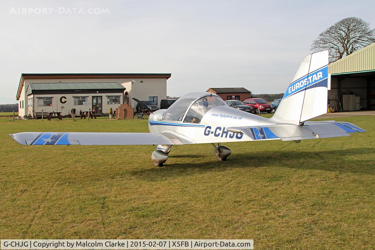 G-CHJG, 2012 Cosmik EV-97 TeamEurostar UK C/N 3938, Cosmik EV-97 TeamEurostar UK at Fishburn Airfield UK. February 7th 2015.