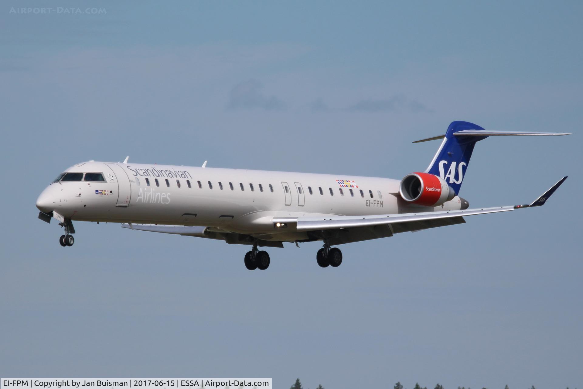 EI-FPM, 2017 Bombardier CRJ-900 NG (CL-600-2D24) C/N 15429, SAS