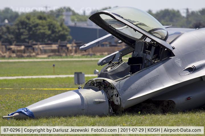 87-0296, General Dynamics F-16C C/N 5C-557, F-16C Fighting Falcon 87-0296 AL from 100th FS 187th FW Montgomery, AL