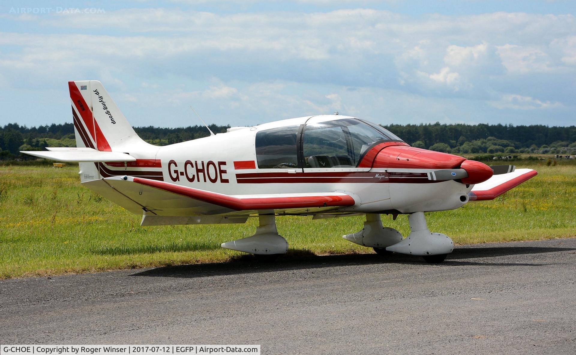 G-CHOE, 1975 Robin DR-400-140B Major C/N 1046, Robin Major visiting Pembrey Airport.