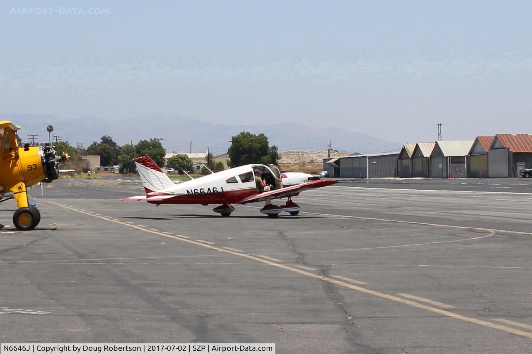 N6646J, 1968 Piper PA-28-180 Cherokee C/N 28-5133, 1968 Piper PA-28-180 CHEROKEE, Lycoming O&VO-360 180 Hp