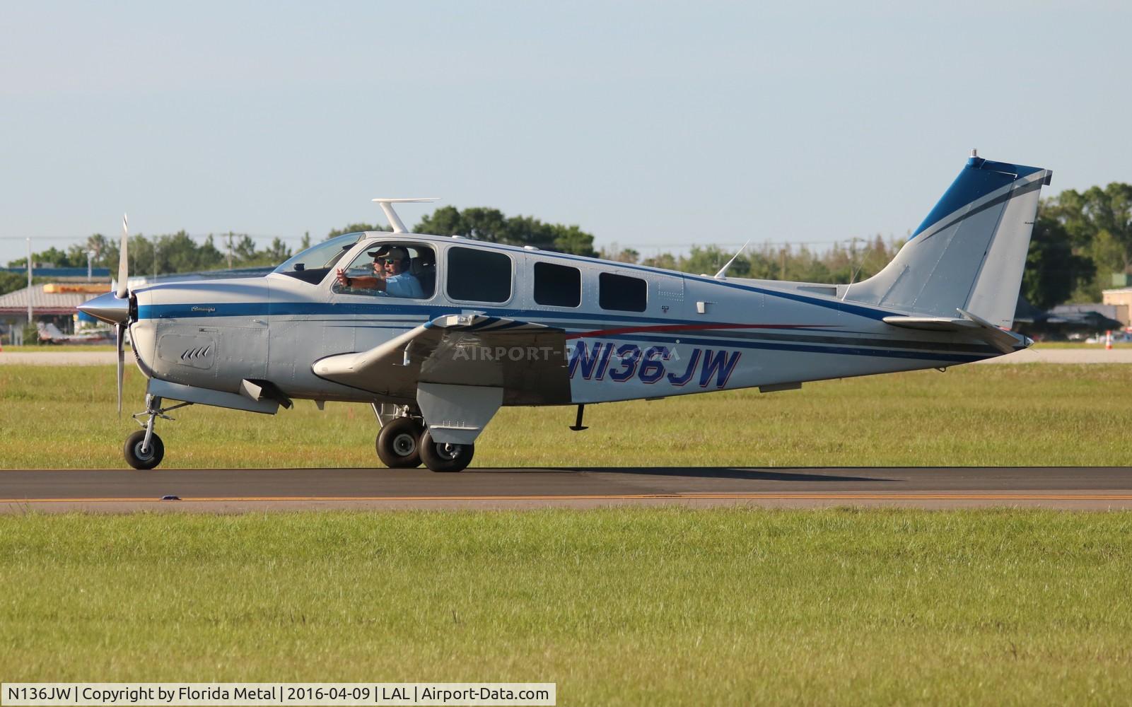 N136JW, 1979 Beech A36 Bonanza 36 C/N E-1127, Beech A36