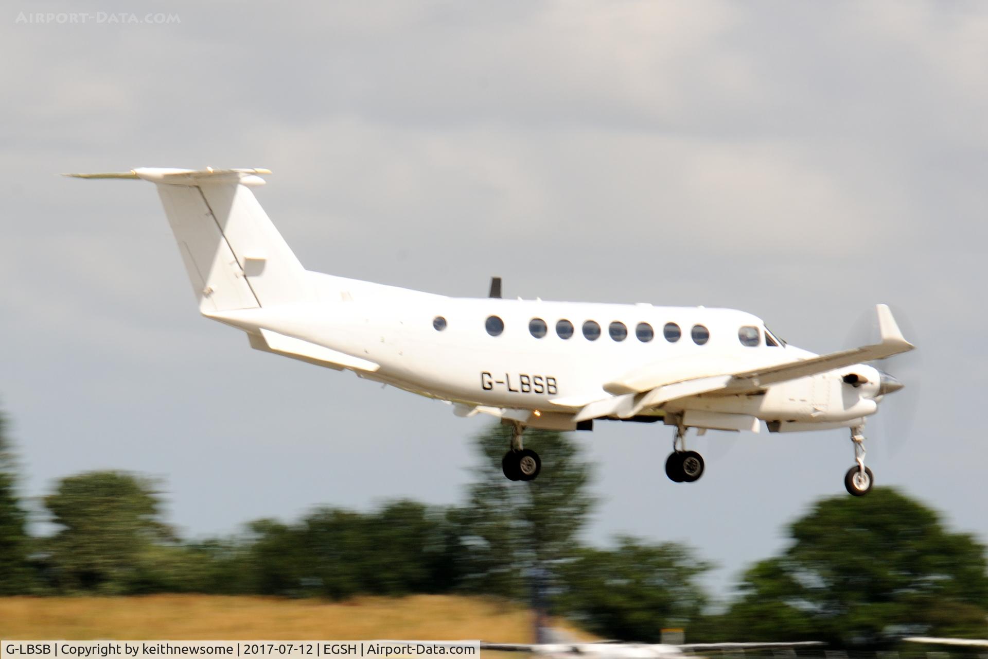 G-LBSB, 2013 Beechcraft 350C Super King Air (B300C) C/N FM-55, Regular Visitor.