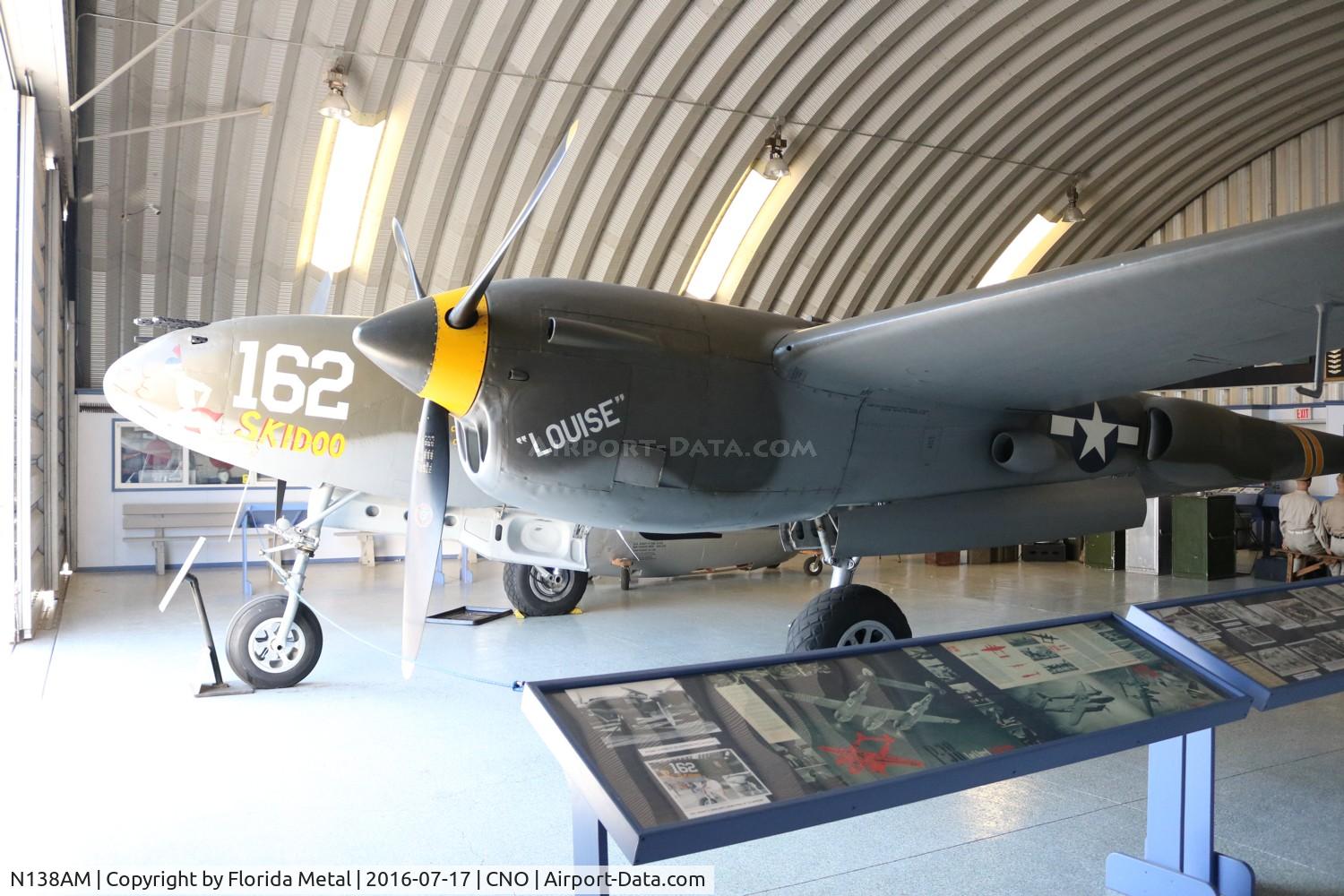 N138AM, 1943 Lockheed P-38J Lightning C/N 44-23314, 23 Skidoo