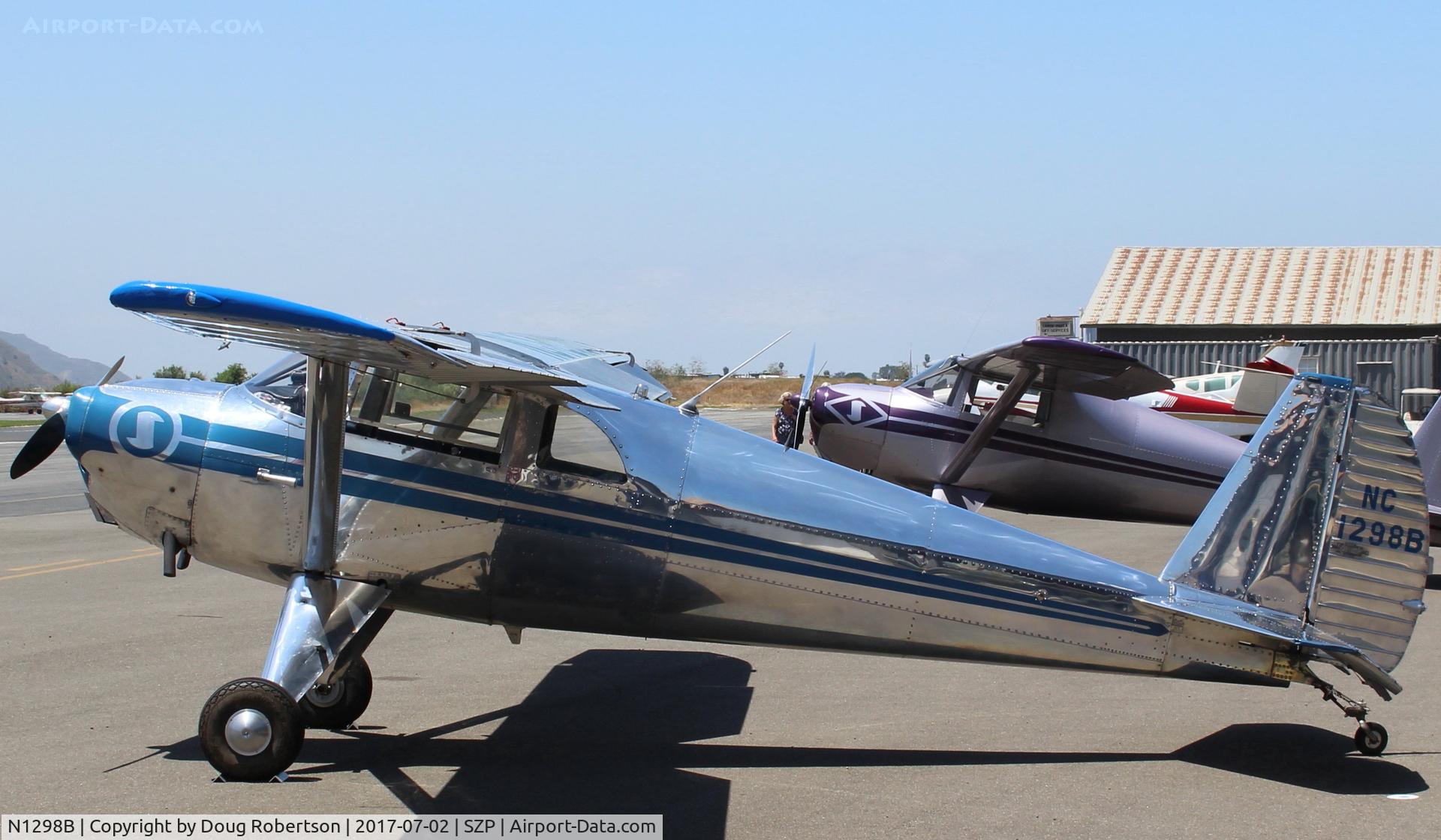 N1298B, 1947 Luscombe 8E Silvaire C/N 5925, 1947 Luscombe 8E SILVAIRE, Continental A&C85 85 Hp, on transient ramp