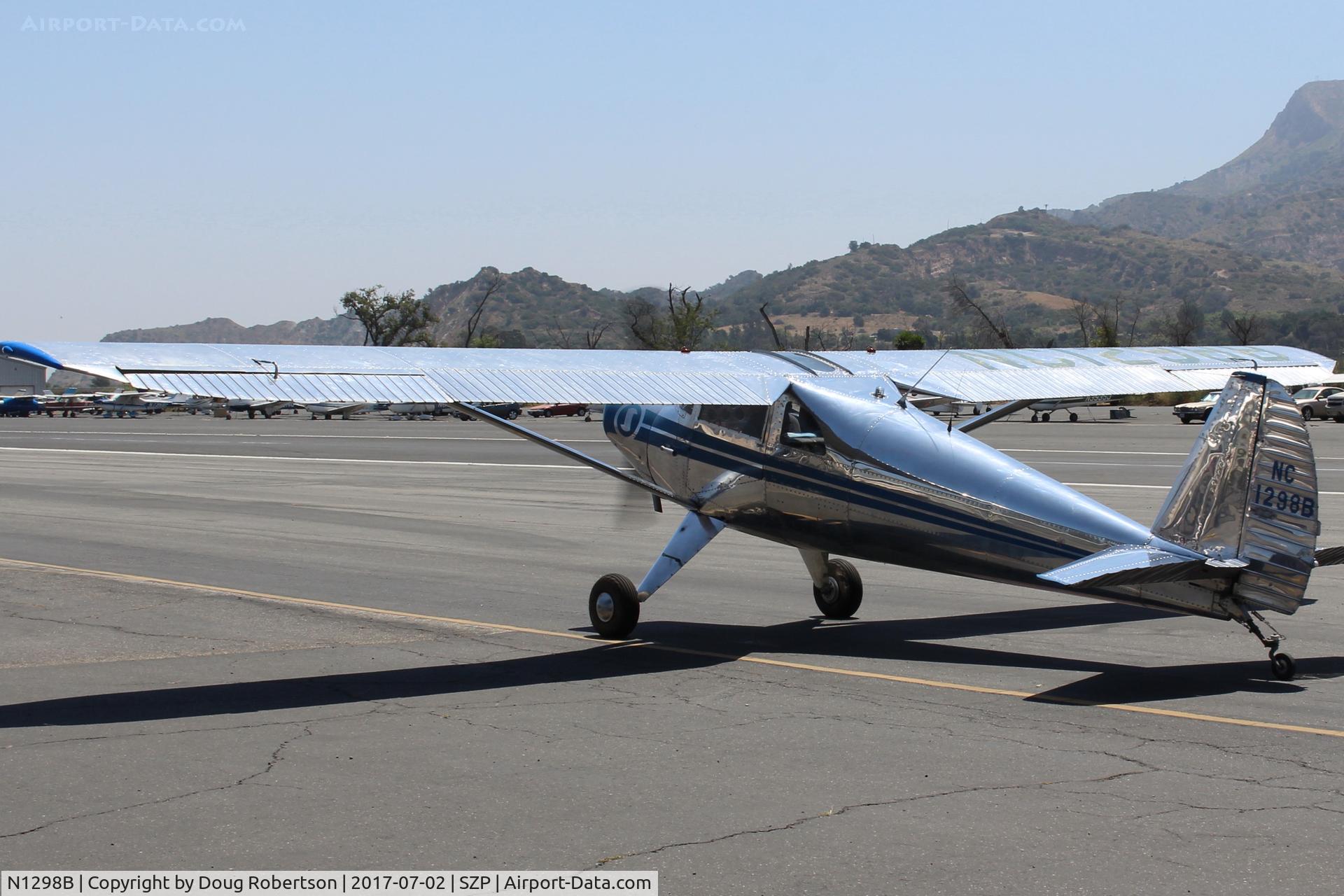 N1298B, 1947 Luscombe 8E Silvaire C/N 5925, 1947 LUSCOMBE 8E SILVAIRE, Continental A&C85 85 Hp, taxi