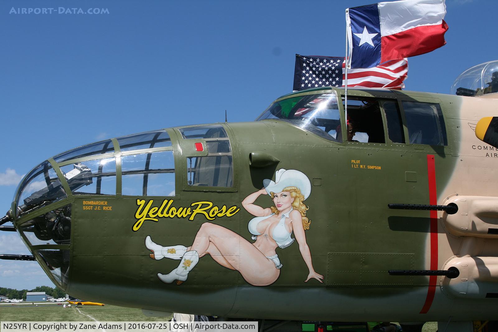 N25YR, 1943 North American TB-25N Mitchell C/N 108-34881, At the 2016 EAA AirVenture - Oshkosh, Wisconsin